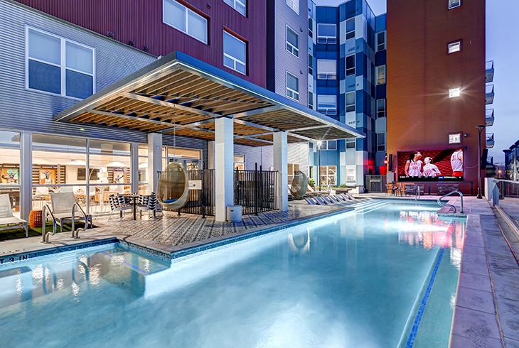 Resort style pool