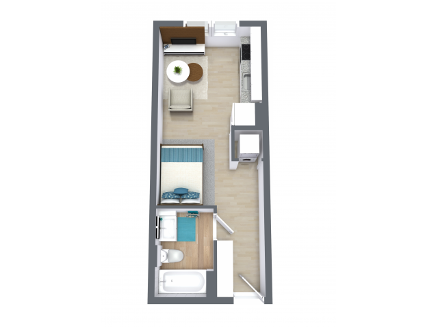 Studio (S2) SMART* Floor plan