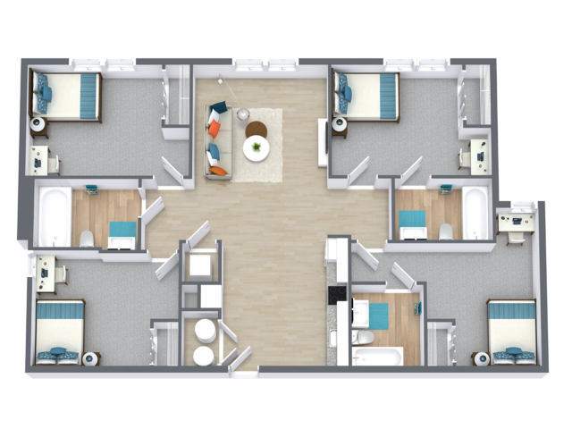 4/3 D5 Floor plan